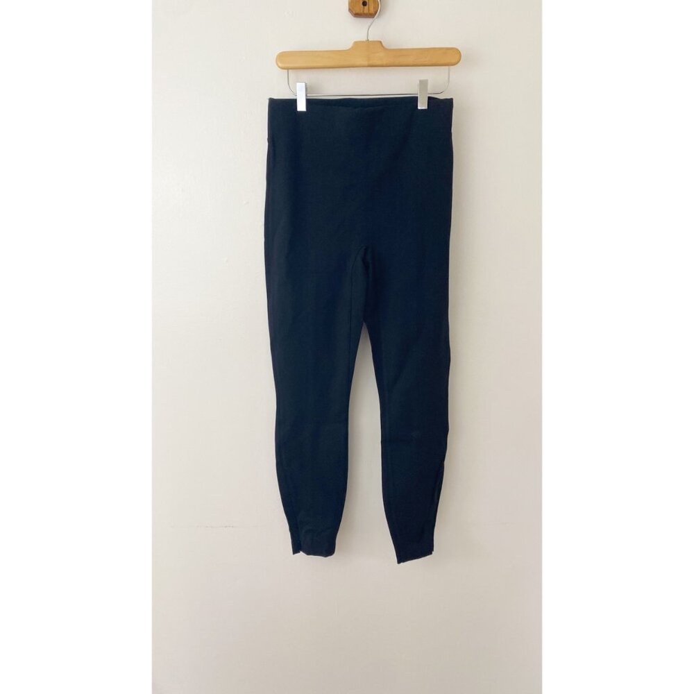 NWT Spanx Ponte Zip Leggings Black